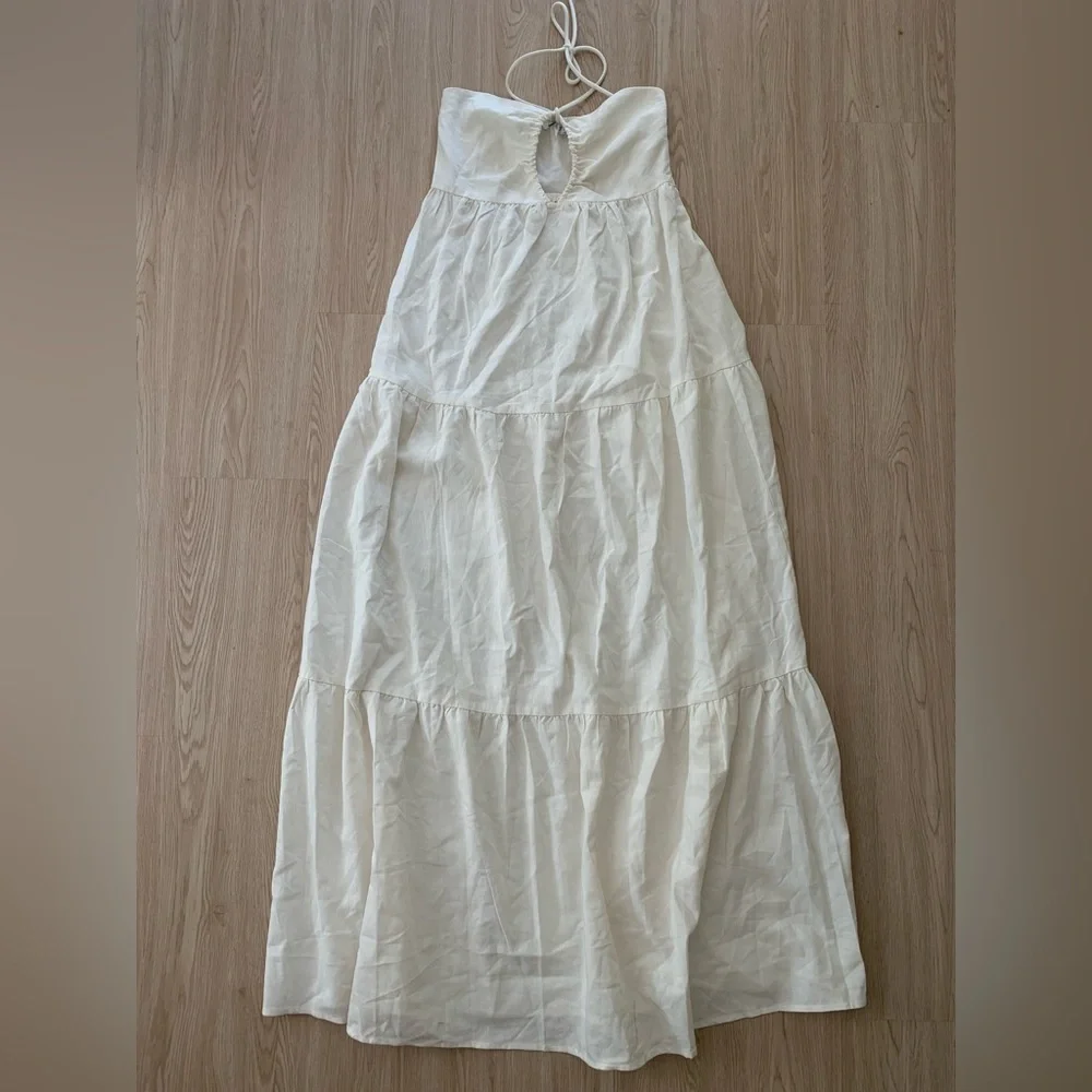 Princess polly linen halter maxi dress nwot - Picture 7 of 7